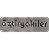 PLATE "OZTIRYAKILER" 90x28 mm image