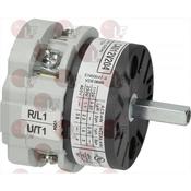 SELECTOR SWITCH 0-1 POSITIONS 12A 400V