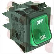 GREEN BIPOLAR SWITCH 16A 250V image