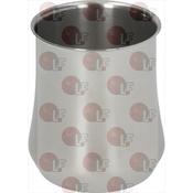 TEA SPOON HOLDER STAINL. STEEL ø 90x100