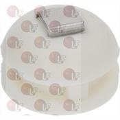 RUBBER PIECE WHITE WITH LIGHT CONTACT