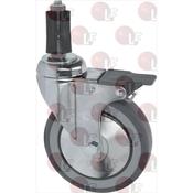 CASTOR SWIVEL PIN WITH BRAKE image