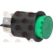 BIPOLAR SWITCH GREEN 16A 250V