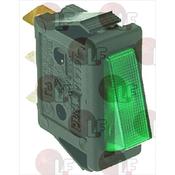 SWITCH 1-POLE GREEN 16A 250V