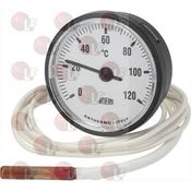 TELETHERMOMETER WHITE ø 52 mm 0-120°C image