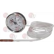 WHITE THERMOMETER ø 52 mm 0-120°C image