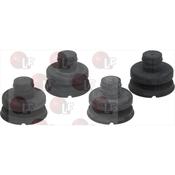 FOOT BLACK OF RUBBER KIT - 4 PCS