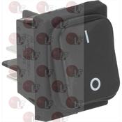 SWITCH 2-POLE BLACK 16A 250V