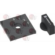 KNOB SELECTOR SWITCH KIT BLACK 0-1-2-3 image