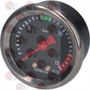 PUMP PRESSURE GAUGE ø 49 mm 0÷15 bar image