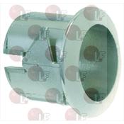 CORPO PULSANTE ELLITTICO 17x13 mm CROM.