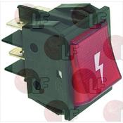 RED BIPOLAR SWITCH 16A 250V image
