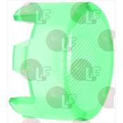 LAMP CAP GREEN OVAL 15x11 mm