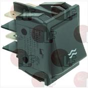 BIPOLAR BLACK PUSH-BUTTON 16A 250V image