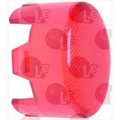 LAMP CAP OVAL RED 15x11 mm