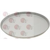 ALUMINIZED SHEET BAKING PAN ø 36x2 cm image