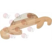 WALL RACK FOR THREE PIZZA PEELS