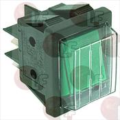 BIPOLAR SWITCH GREEN 16A 250V image