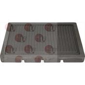COOKING PLATE RIBBED 445x360 mm image