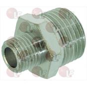 NICHEL-PLATED FITTING ø 1/4"M-1/2"M image