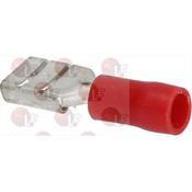 RED CABLE TERM F 6.3x0.8 mm  100 PCS image