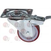 WHEEL SWIVEL PLATE WITH BRAKE image