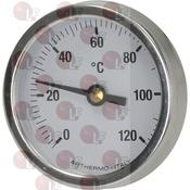 THERMOMETER WHITE ø 52 mm 0-120°C image