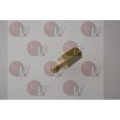 DISTANZIALE OTTONE 16 mm M6 FORATO M4