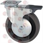 CASTOR SWIVEL PLATE WITH BRAKE image