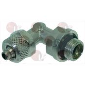 ELBOW FITTING 1/8"M ø 6/4 NICKEL image