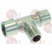 "T" FITTING ø 1/4"F-1/4"F-1/4"M NICKEL-P image