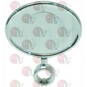OVAL HORIZONTAL CHROMEPL. BADGE HOLDER image