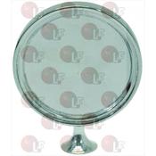 ROUND CHROMEPLATED BADGE HOLDER ø 90 mm image