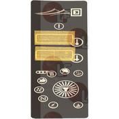 BLACK ELECTRONIC PLATE