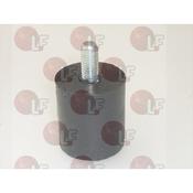 PIEDINO IN GOMMA ø 40x45 mm PERNO M10
