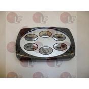 PULSANTIERA NOVARO 6T/6L BLACK
