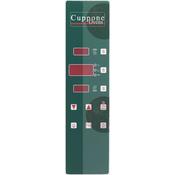 GREEN ELECTRONIC PLATE 423x105 mm