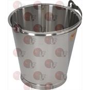 BUCKET ST. STEEL W/BASIS ø 310xh285 mm image