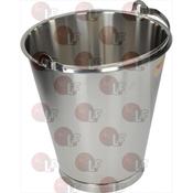 BUCKET ST. STEEL W/BASIS ø 325xh325 mm image