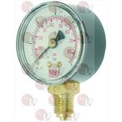 PRESSURE GAUGE CO2/N2 LP 0-6 bar 1/4G image