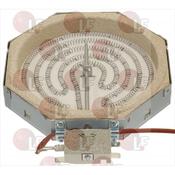 RADIANT HEATING ELEMENT OCTAGON.ø 165 mm