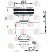 LEVEL TAP ø 3/8"F