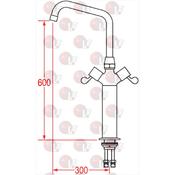 SINGLE HOLE MAXI MIXER ø 3/4"