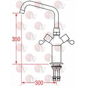SINGLE HOLE MAXI MIXER ø 3/4"