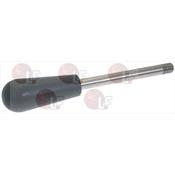 OVEN DOOR HANDLE 190mm M12x1,7 BLACK image