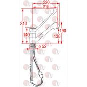 SINGLE-HOLE MIXER WITH LONG LEVER image