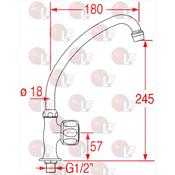 SINGLE-HOLE VERTICAL TAP image