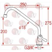 SINK MOUNTED SINGLE-HOLE MIXER image