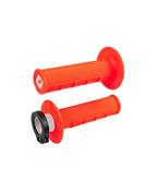 ODI MX V2 LOCK-ON HALF-WAFFLE GRIP FLO ORANGE