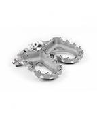 S3 Footpegs kit Hardrock aluminium Silver image
